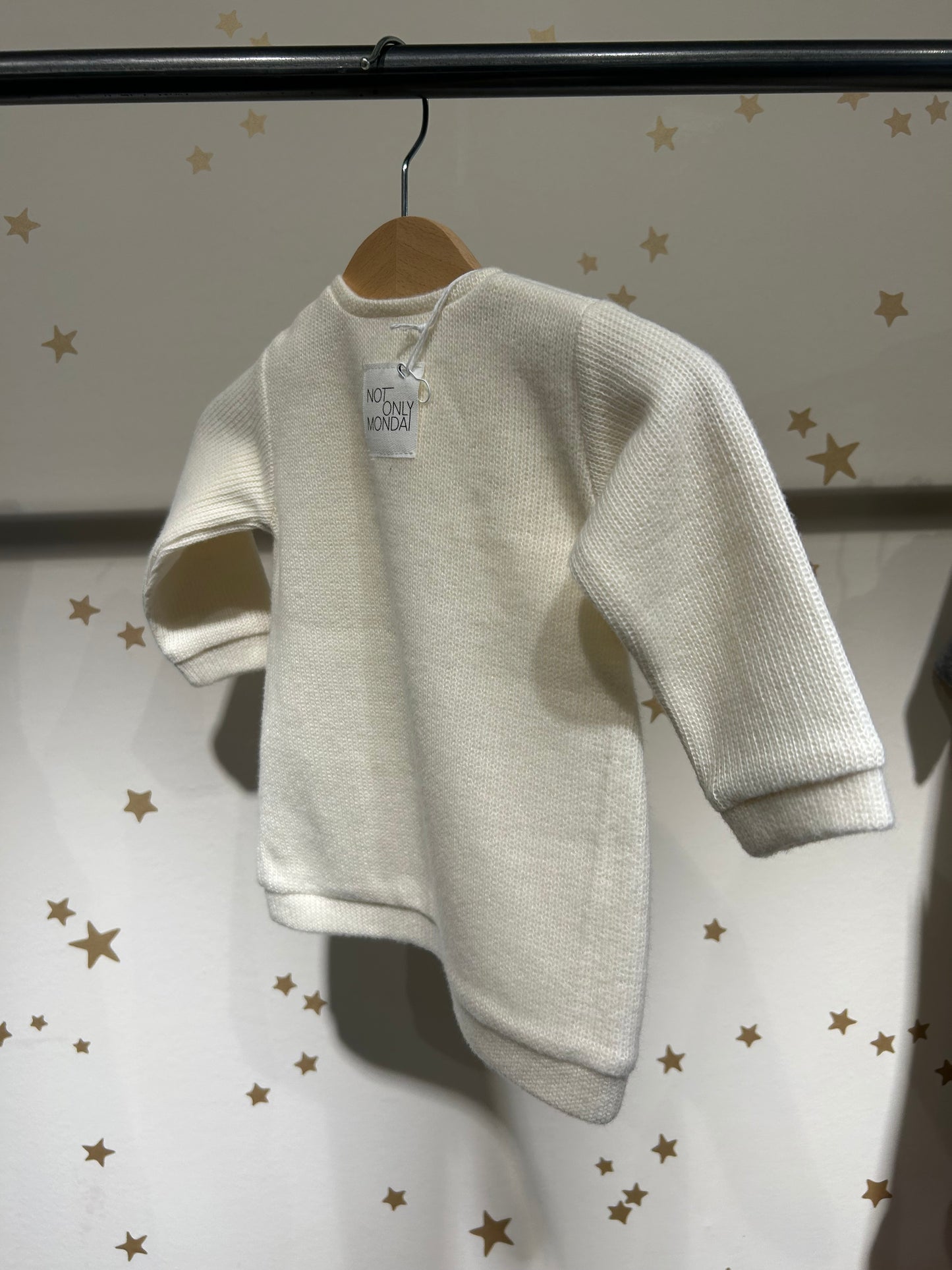 Maglione caldo cotone Sasà ecru