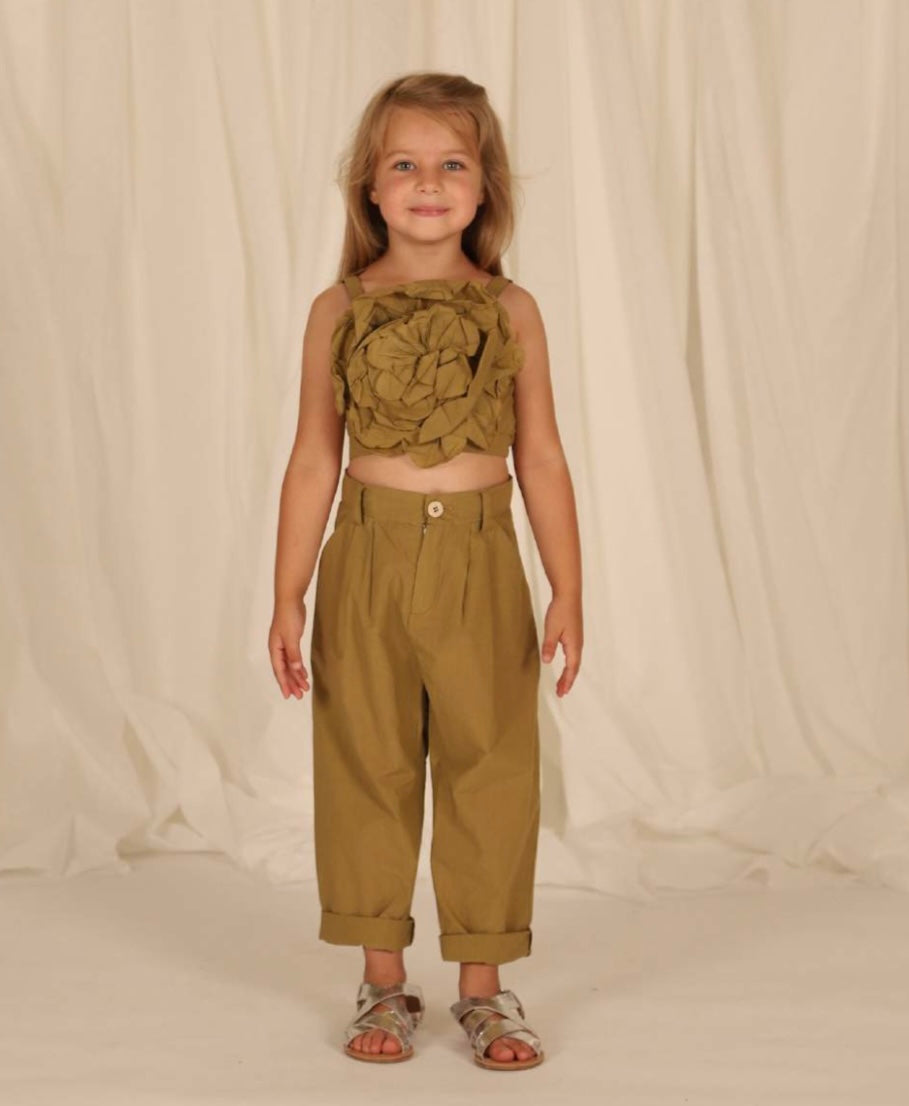 Top fiore Gold Green