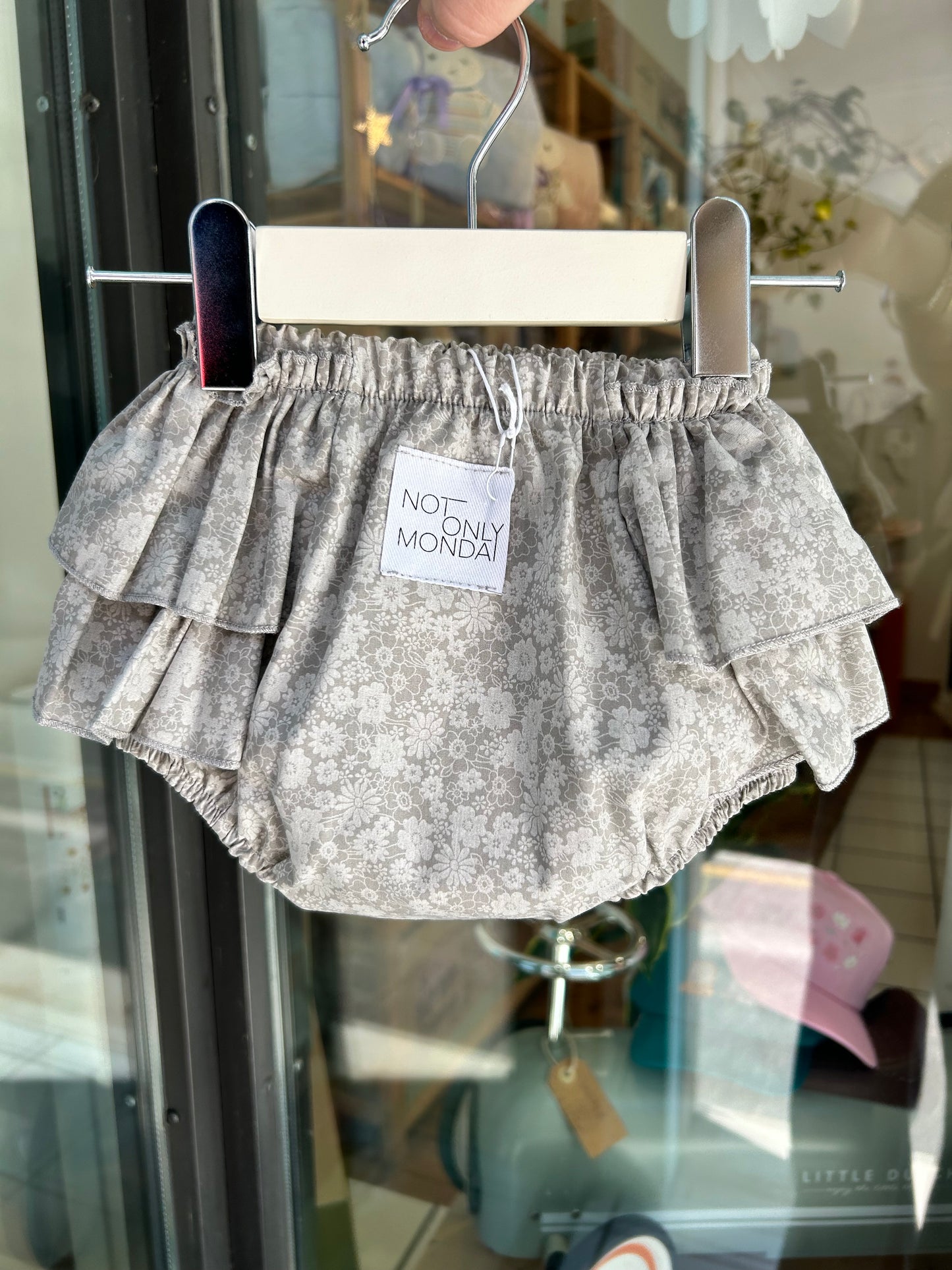 Jupe-culotte fleurie en coton Pola