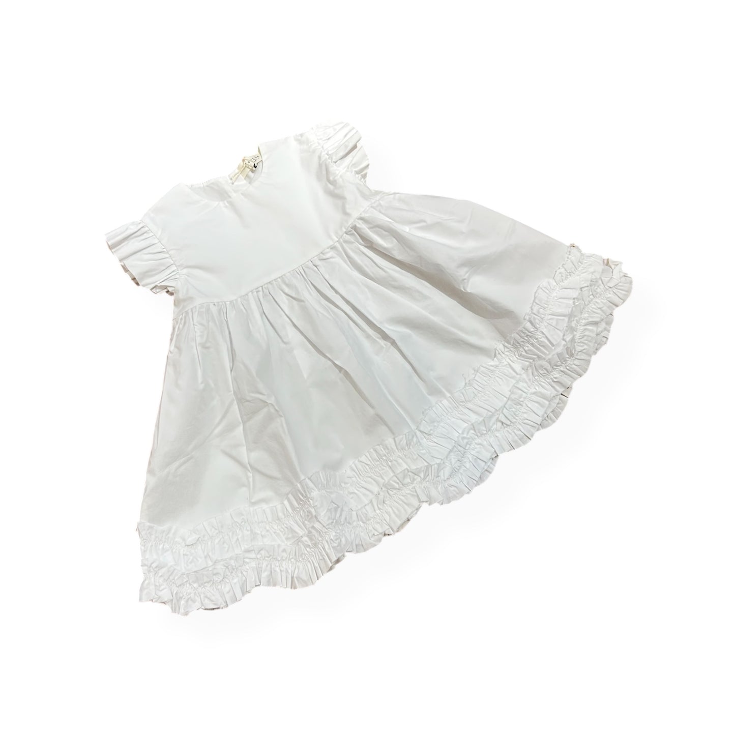 Abito baby balze bianco