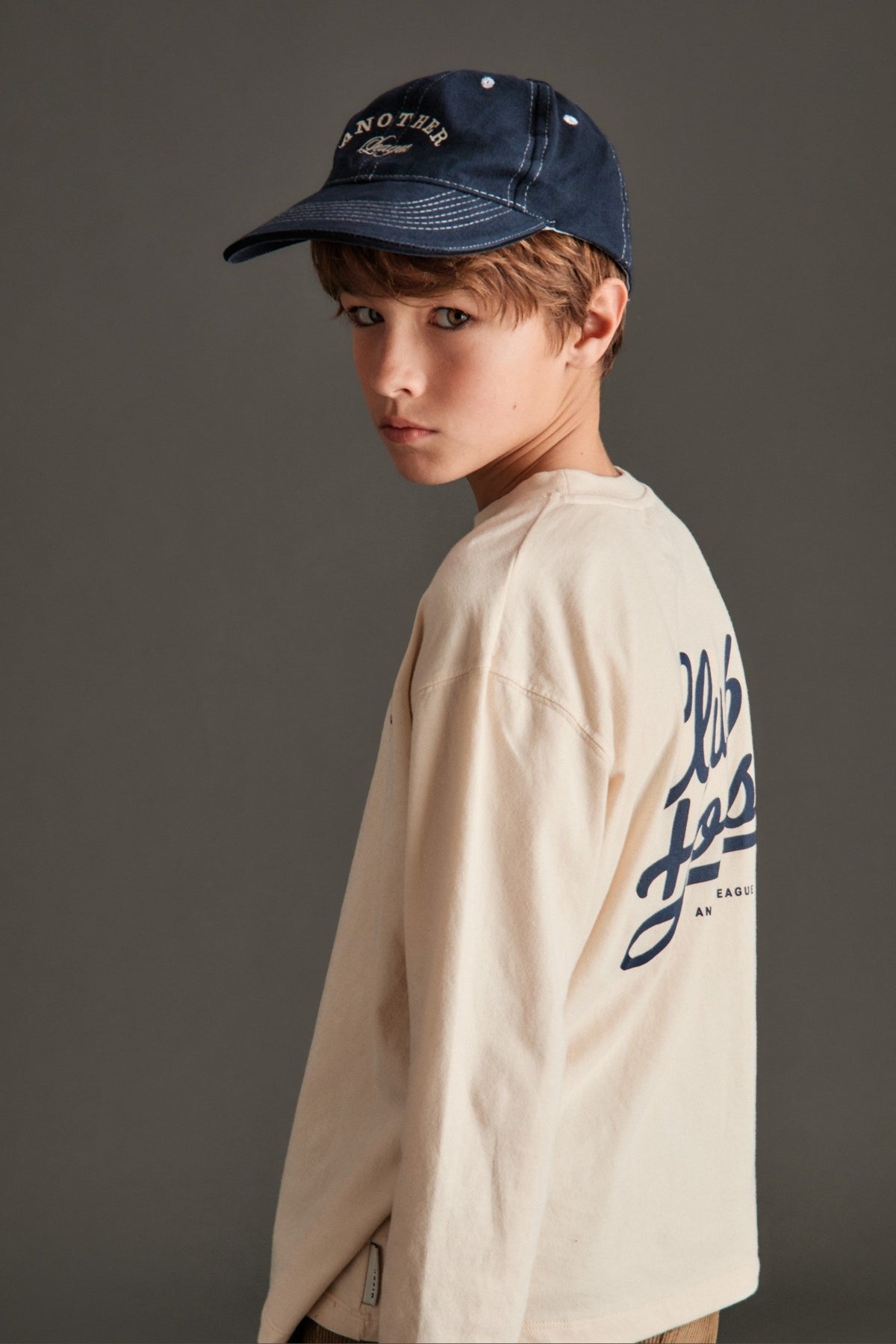 Cappellino con visiera Another League blu