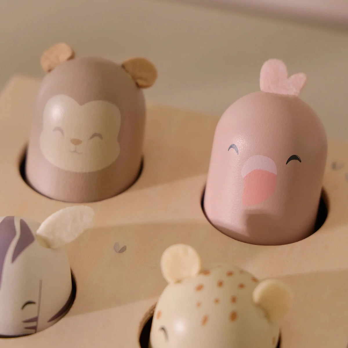 Gioco pop-up in legno Safari Friends