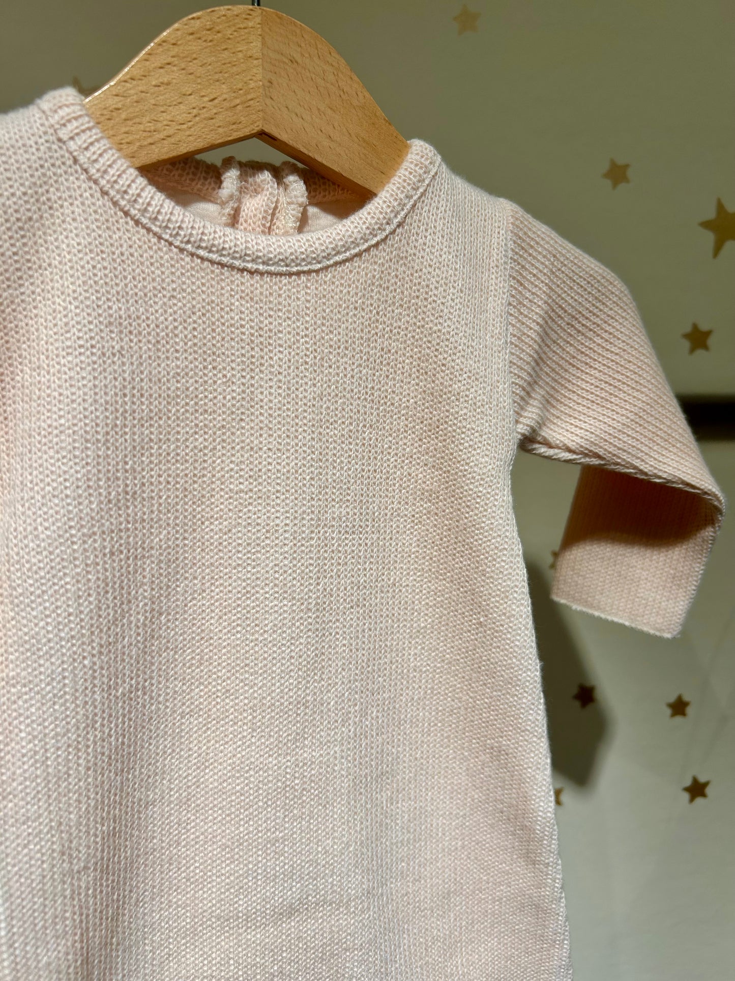 Tutina Erika Hiver rosa in maglia