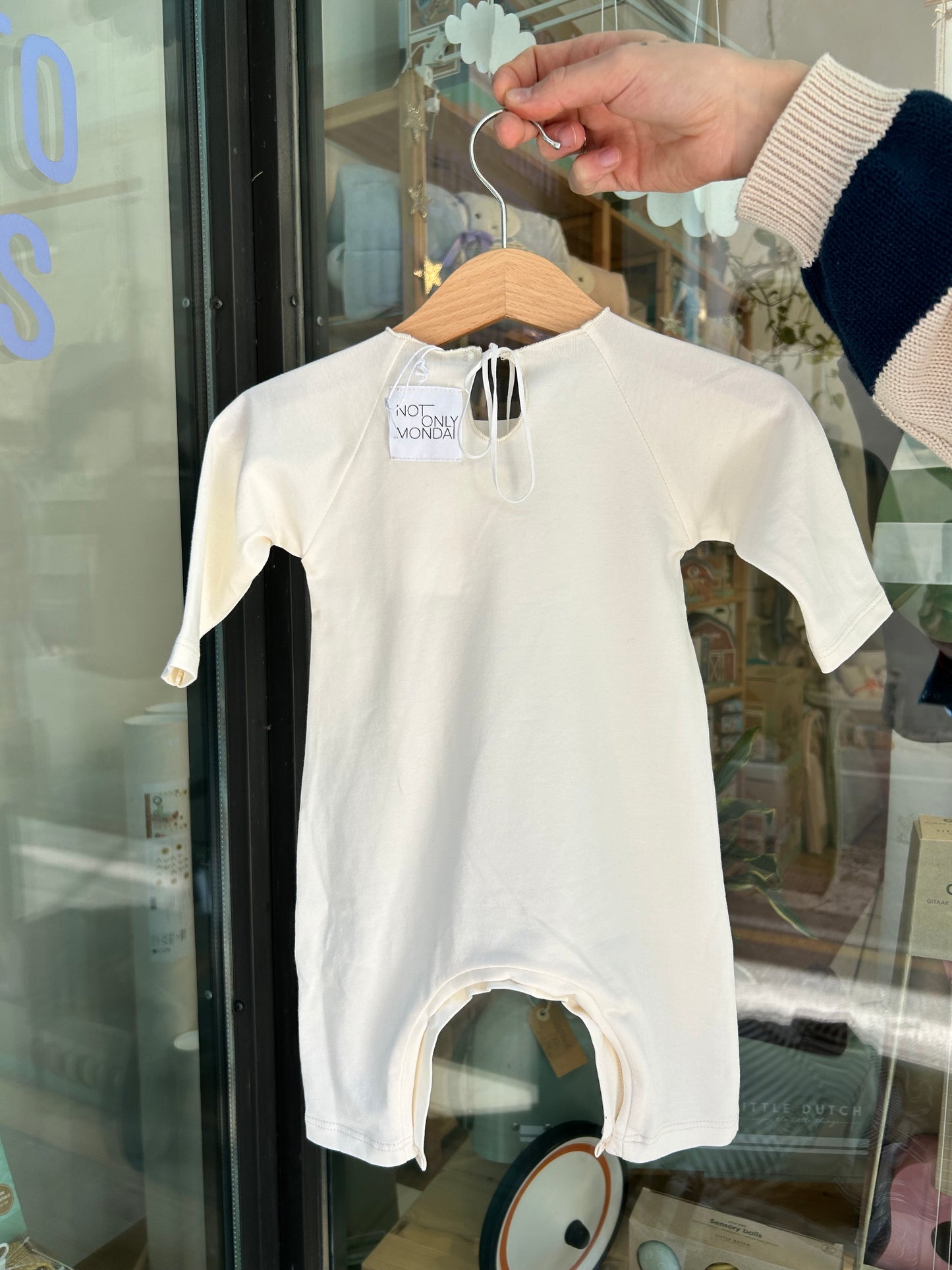 Combishort Remi en jersey écru