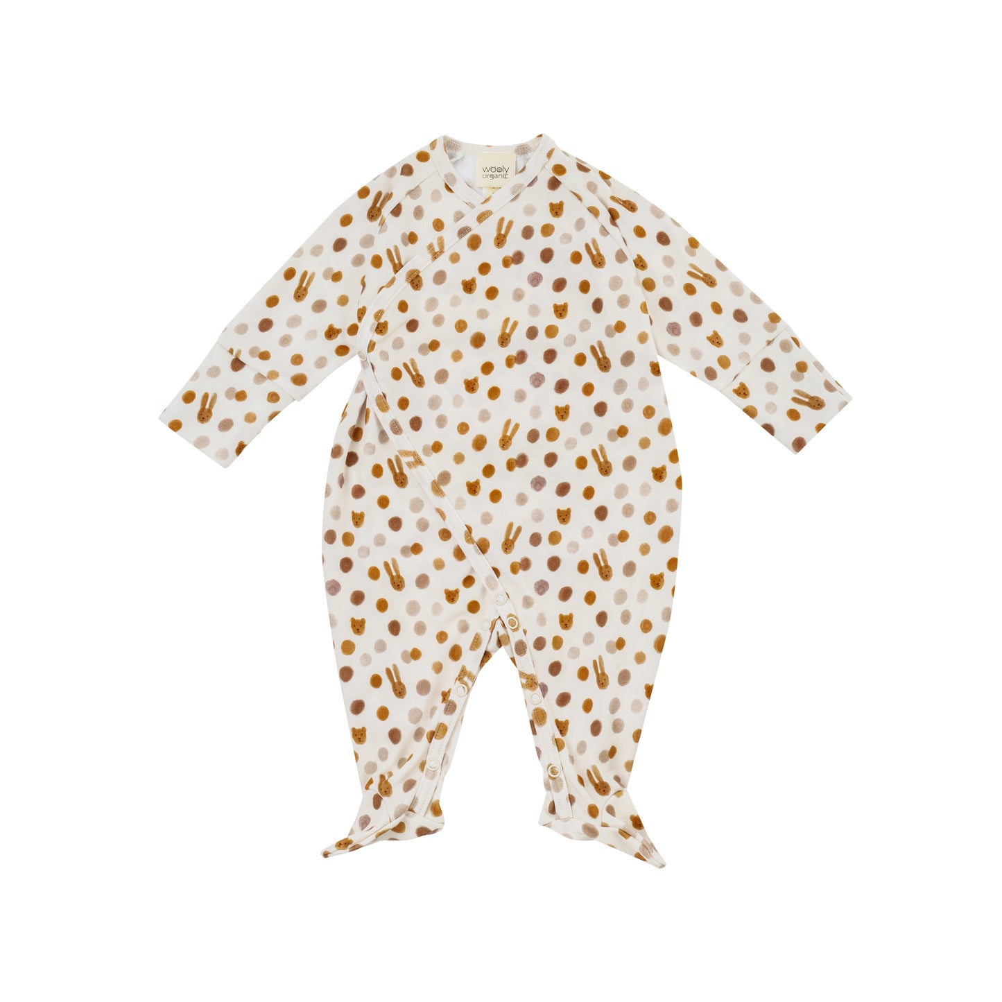 Tutina kimono pois caramello cotone BIO