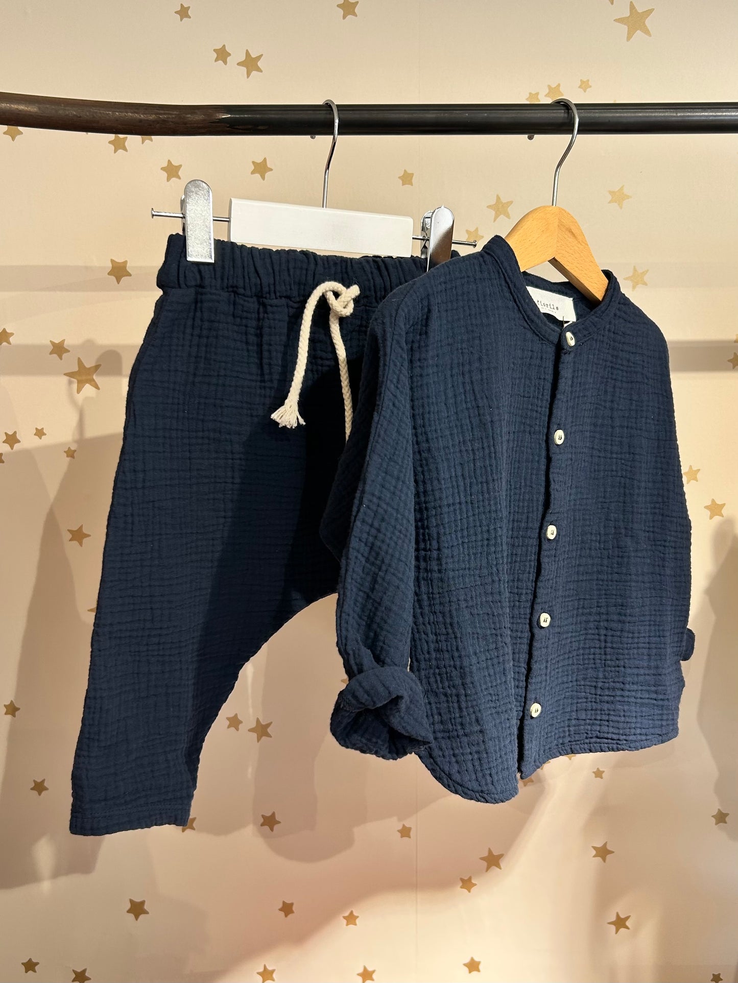 Pantalone baby mussola Notte