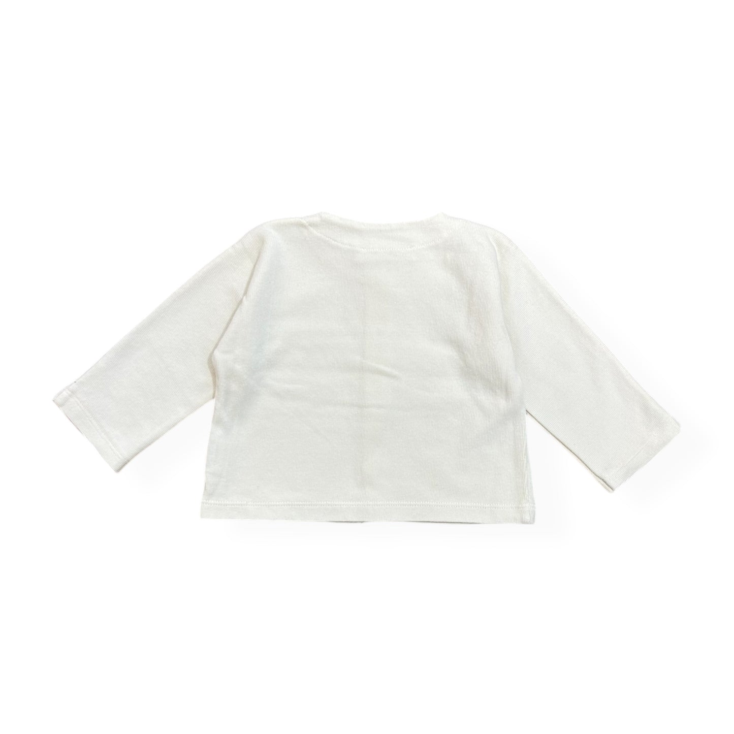 Cardigan baby cotone avorio