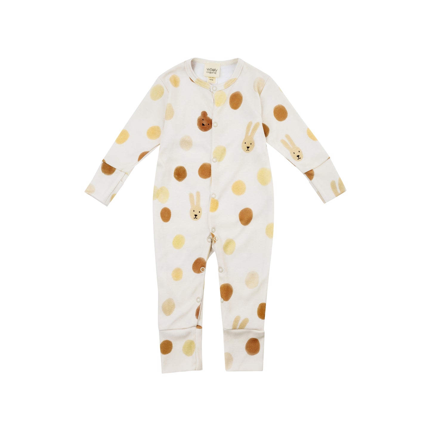 Tutina pois/coniglietto cotone BIO