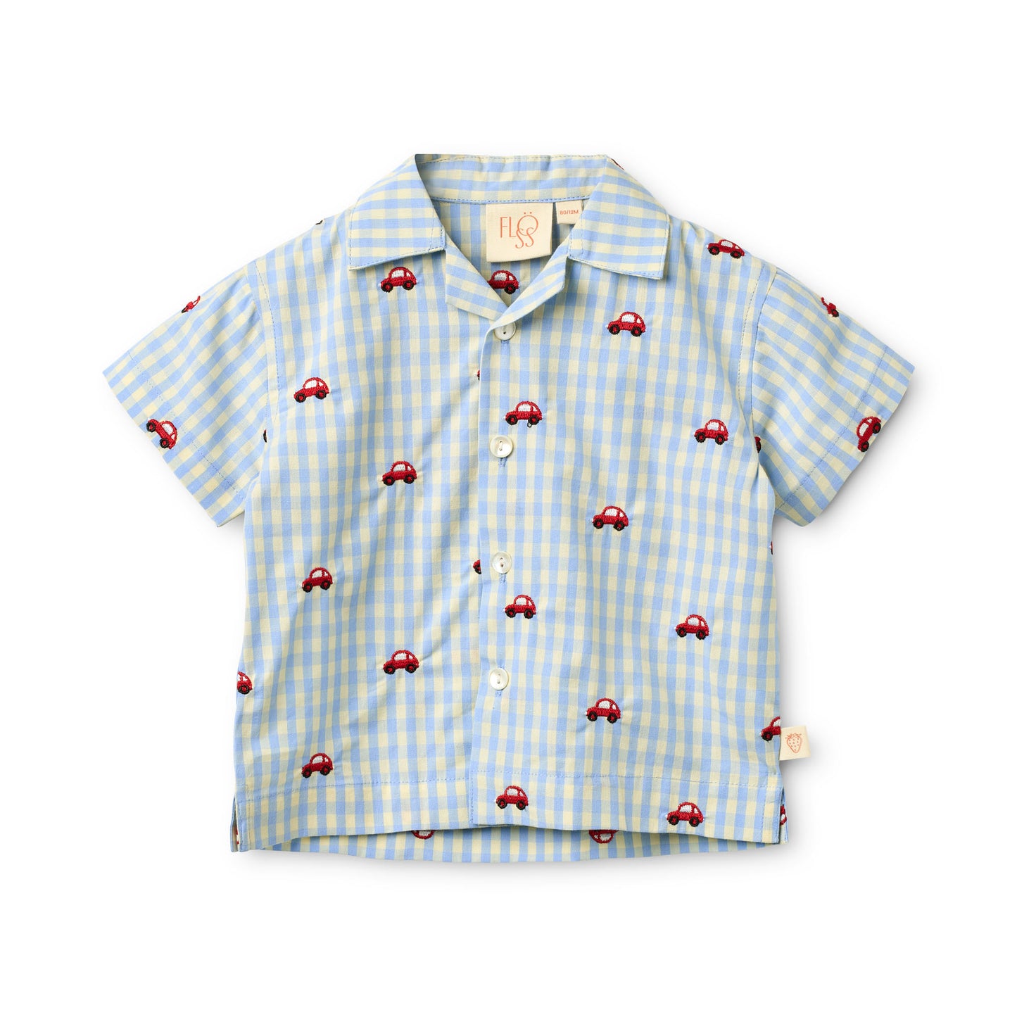 Camicia ricamo macchinine Albert