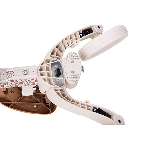 Triciclo 4 in 1 bianco/fiori