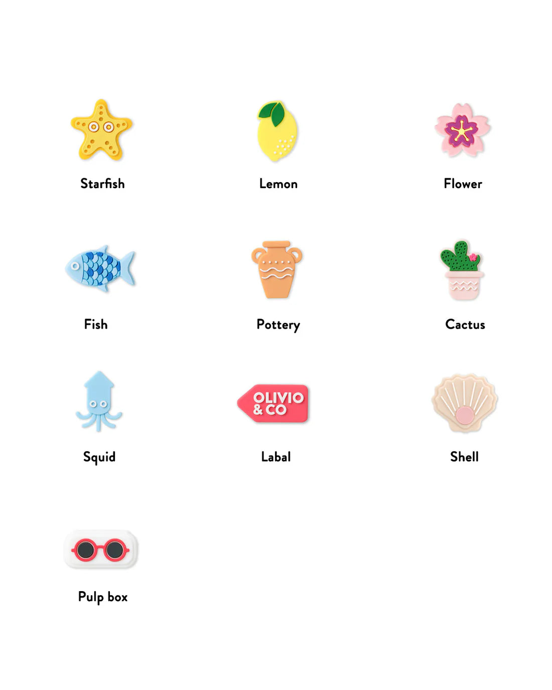 Laccio per occhiali in silicone azzurro con charms