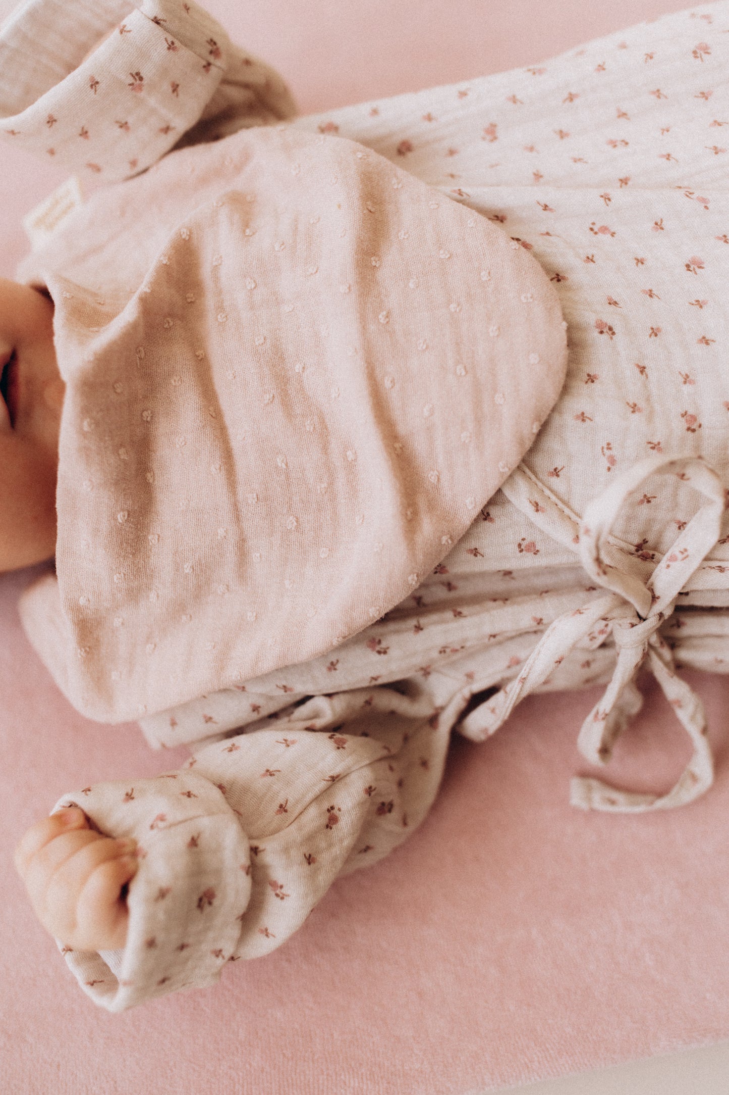 Bavaglia mussola rosa