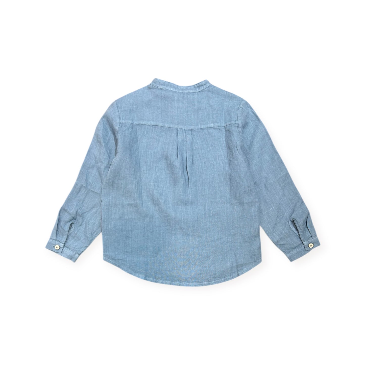 Camicia in lino Dusty Blue