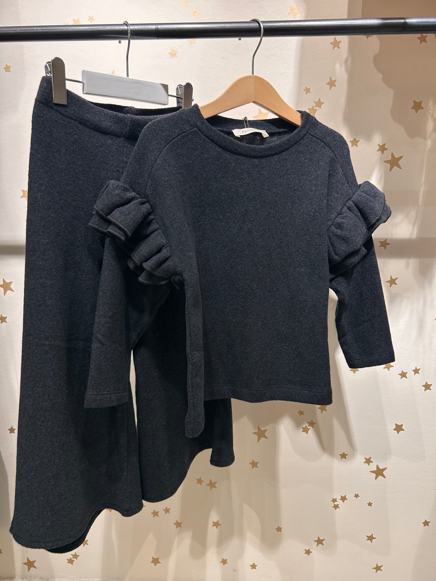 Felpa carbone, caldo cotone