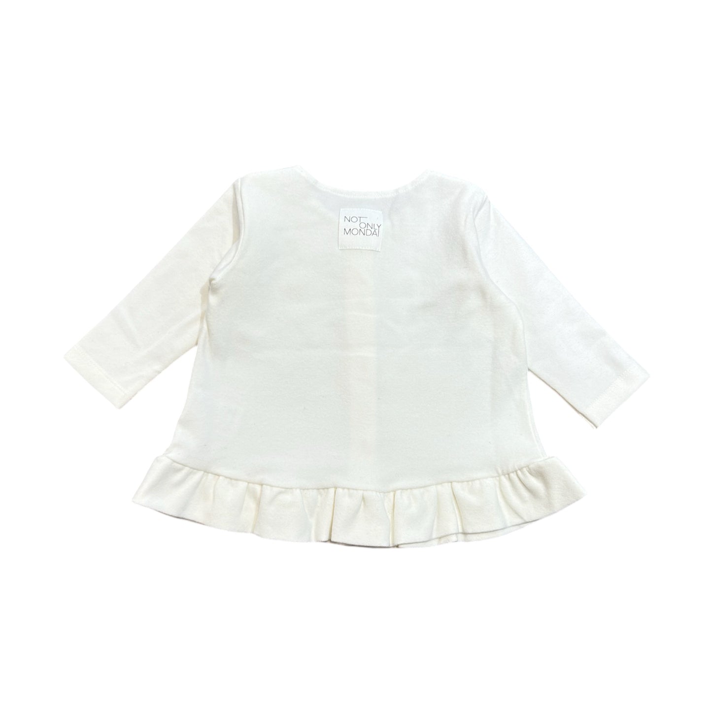 Cardigan cado cotone bianco not only monday