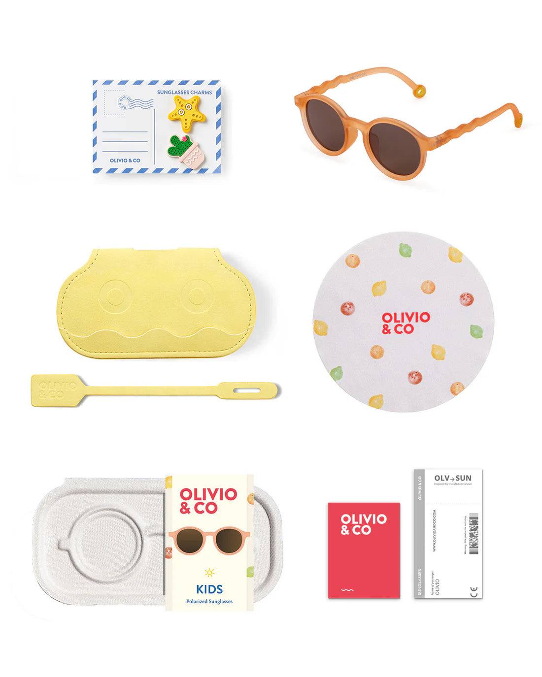 Occhiali da sole ovali bambina rosa Grapefruit Pink 3-5 anni