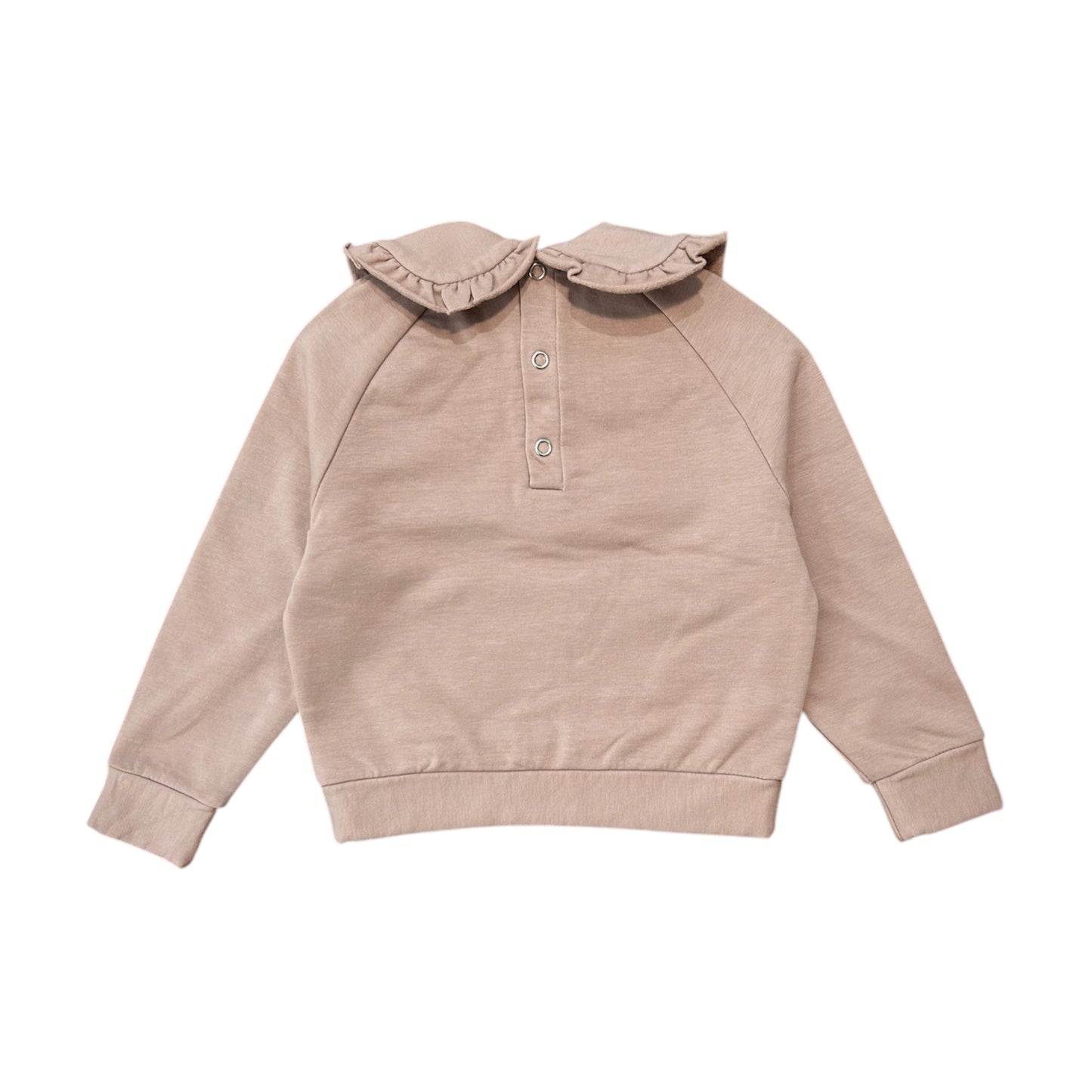 Felpa baby colletto cameo rose