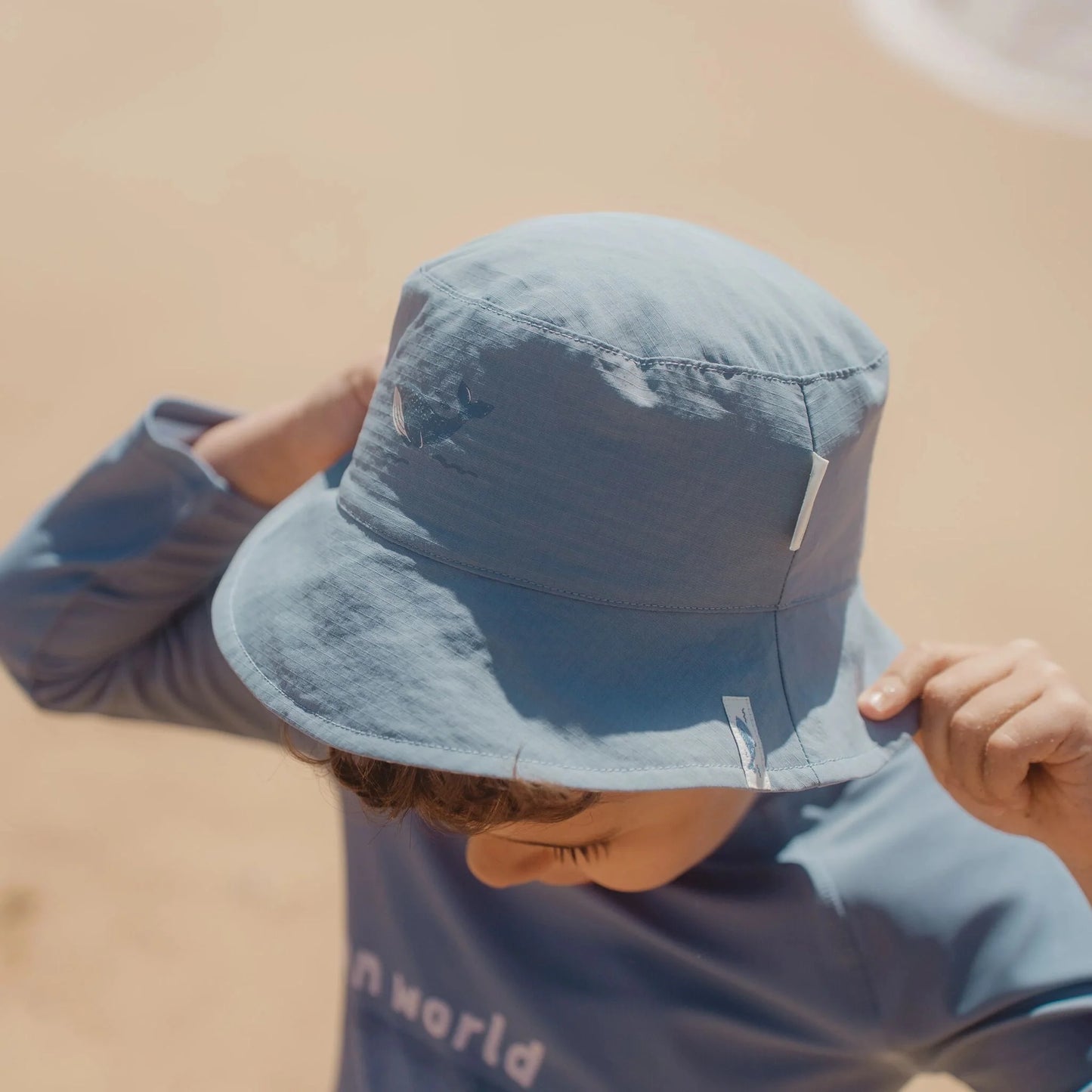 Cappello pescatore reversibile Ocean Blue