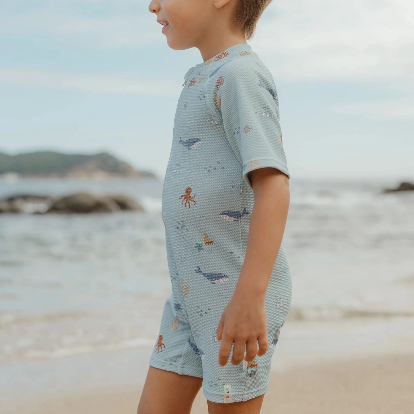 Costume da bagno maniche corte Ocean Friends UPF40
