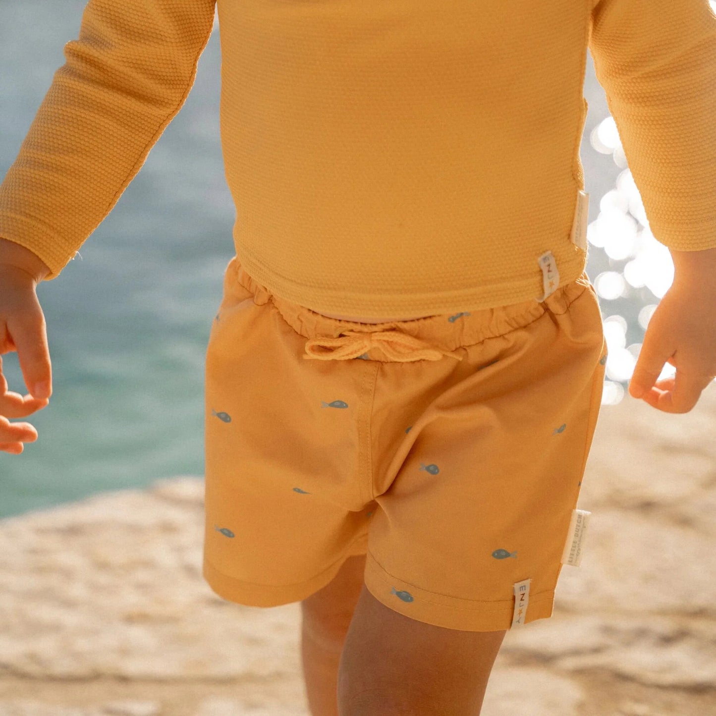 Costume da bagno ocra Seasashells Sunny Yeallow