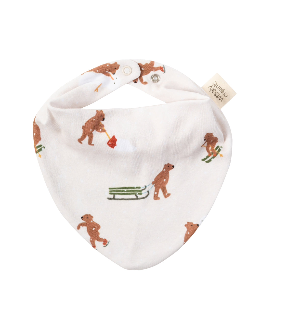 Bavaglia Winter Teddy cotone BIO