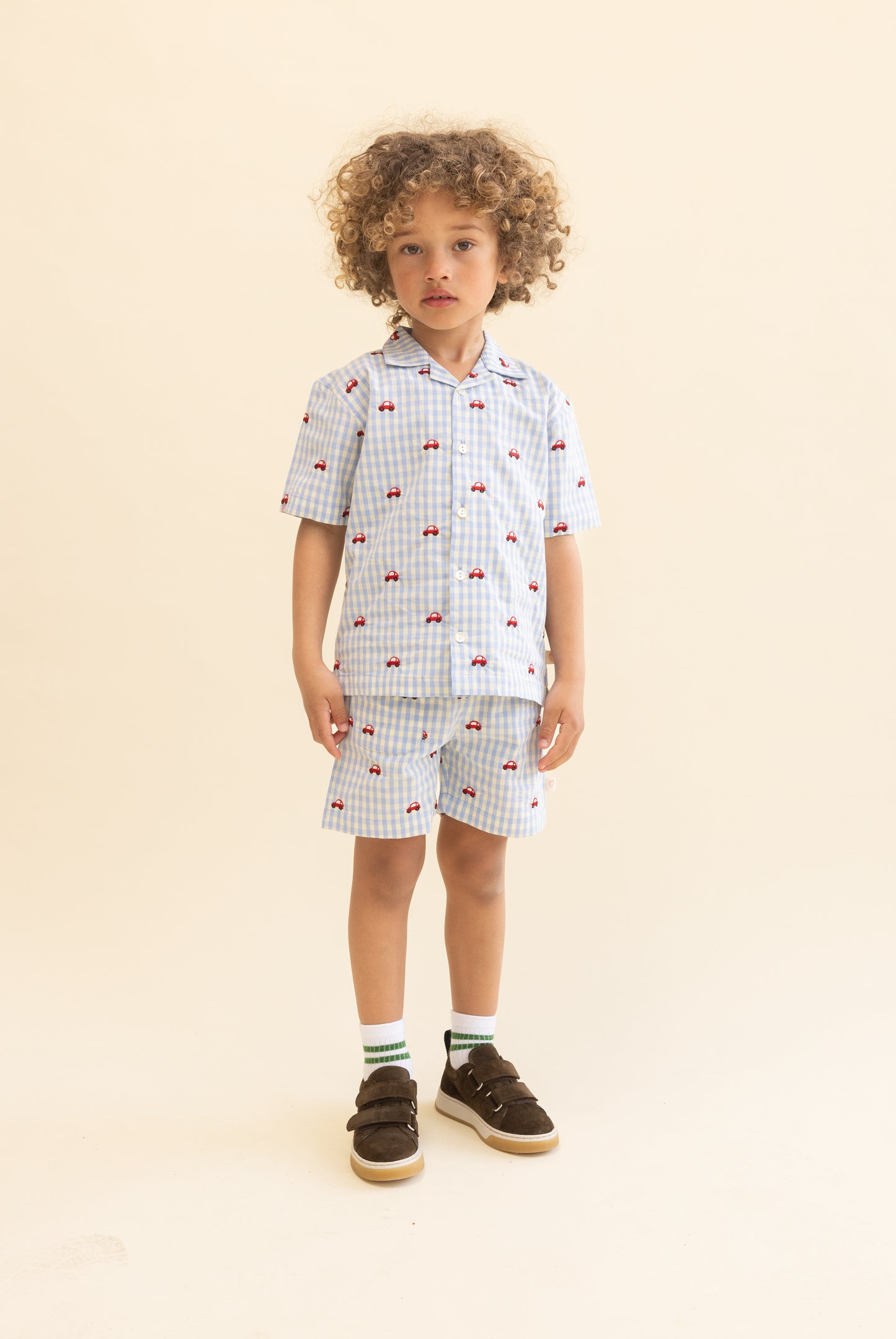 Camicia ricamo macchinine Albert