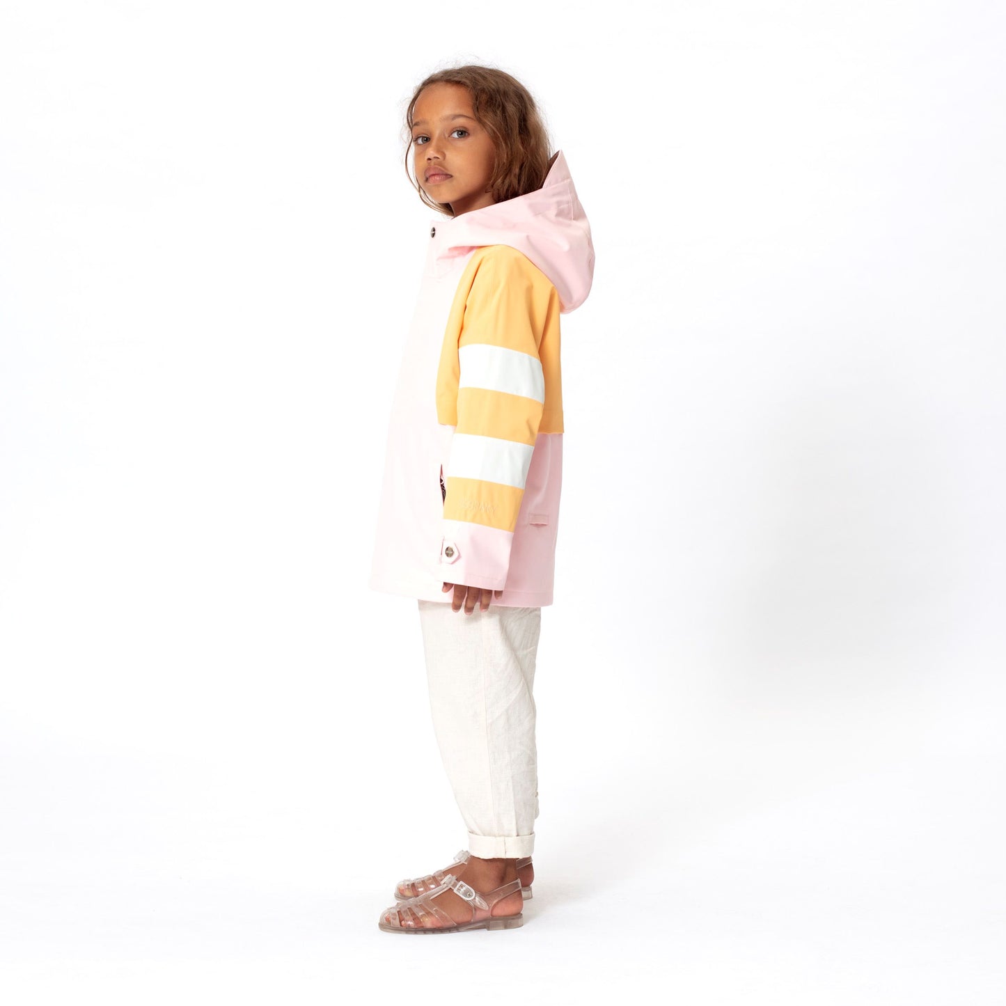 Veste imperméable - Roaring Mouse Rose/Orange