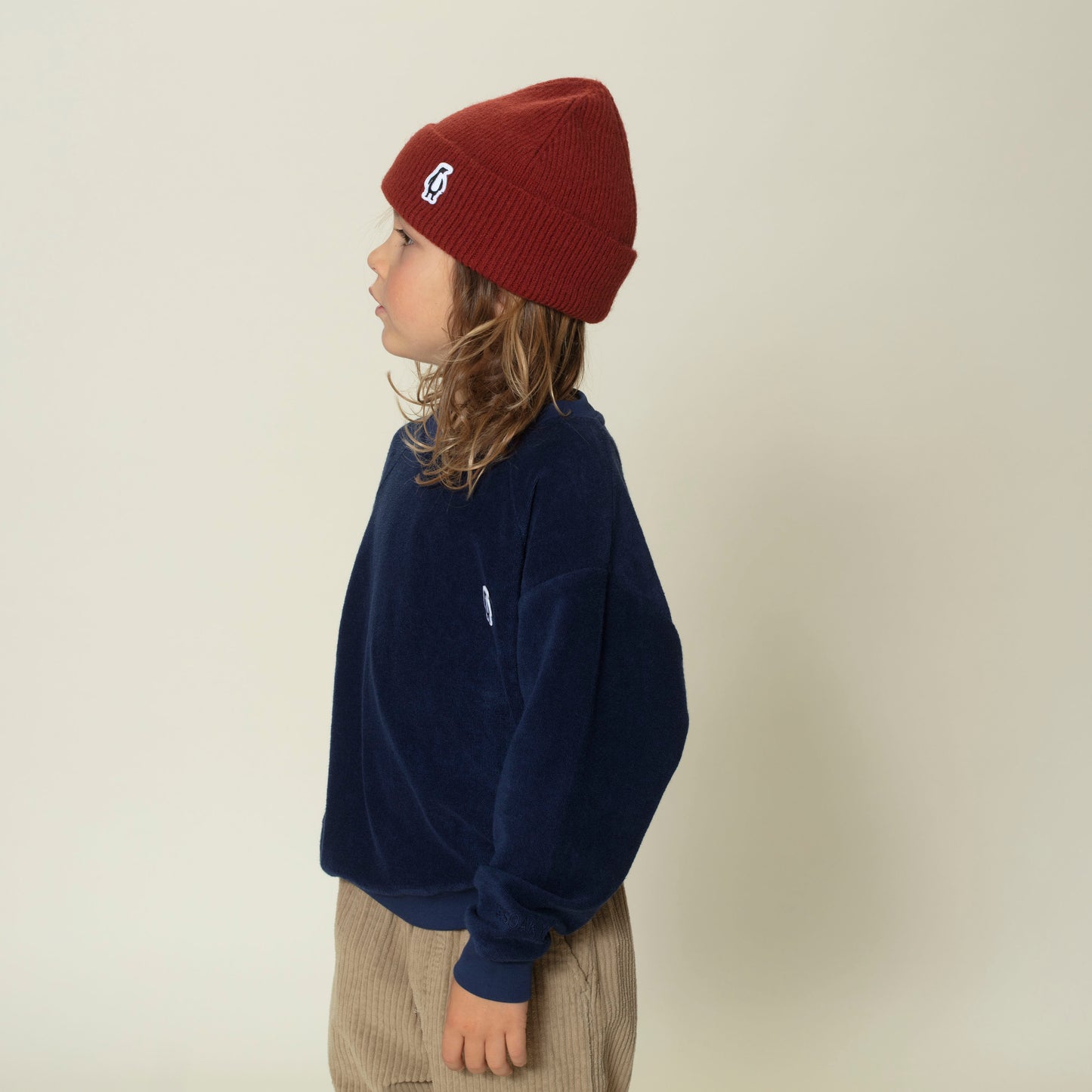 Cuffia in maglia Red Dragon bordeaux