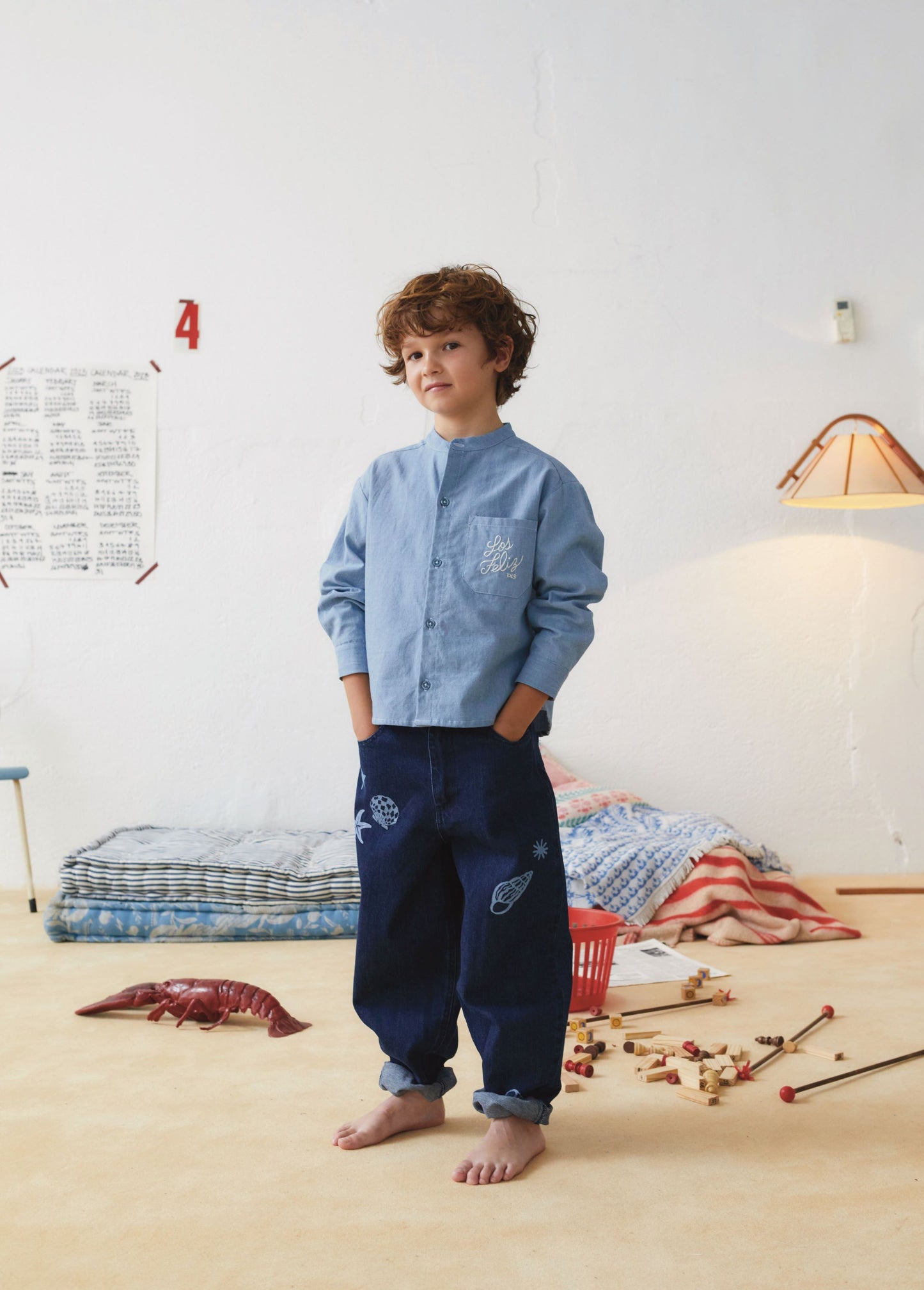 Camicia con ricamo Malibu