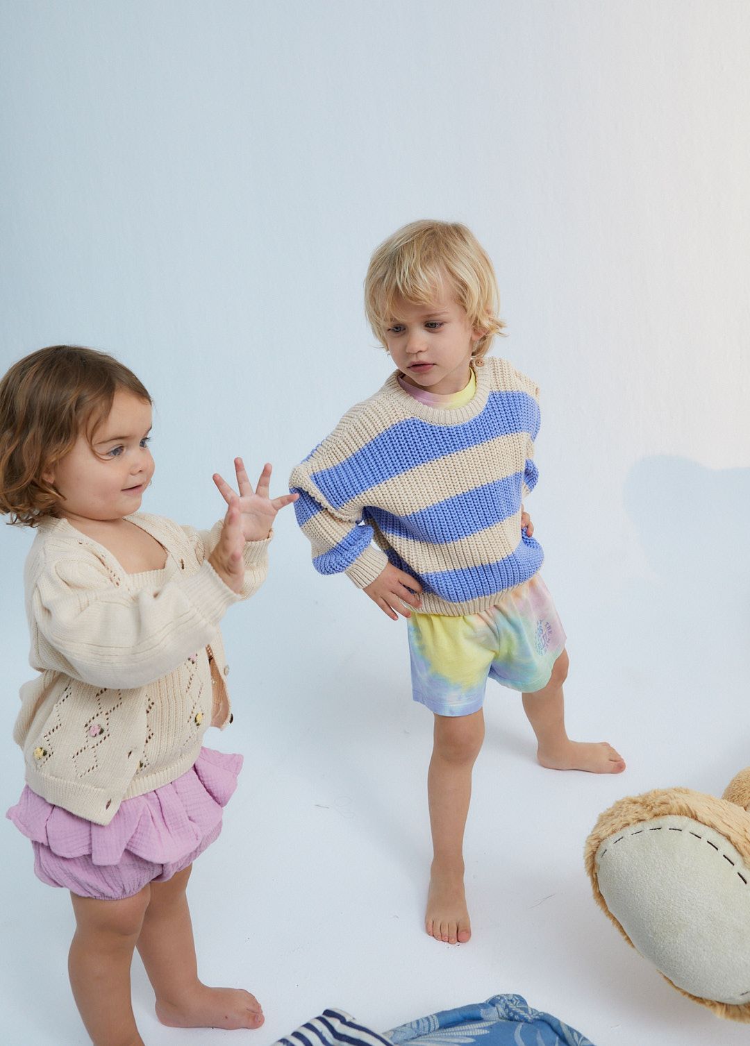 Jupe-culotte bébé lilas