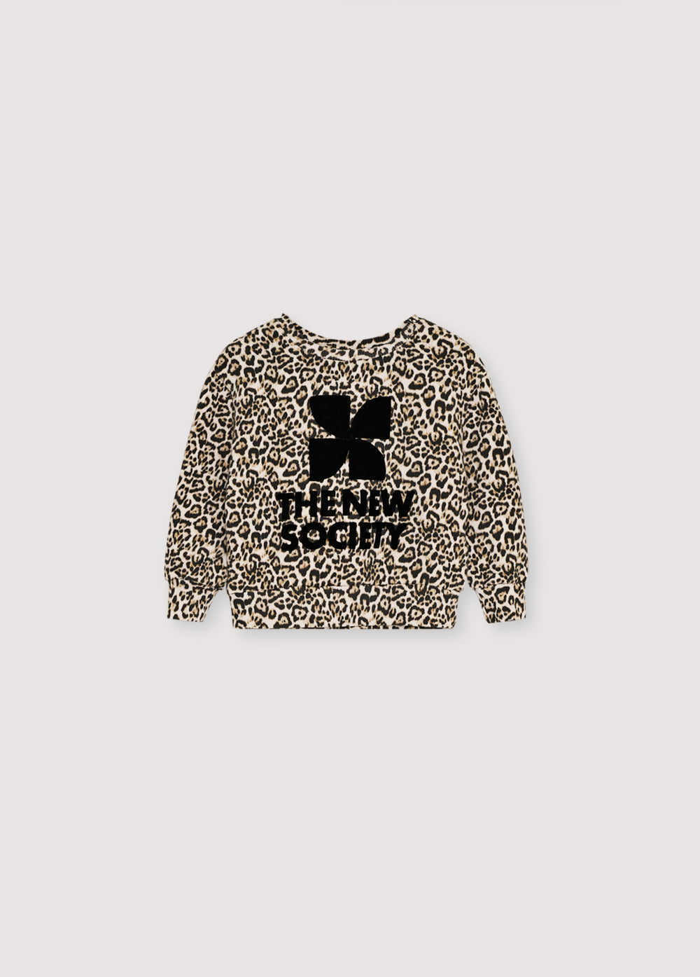 Felpa leopardata Logo Nelia