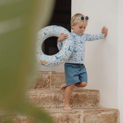 Ocean Dreams Blue inflatable donut