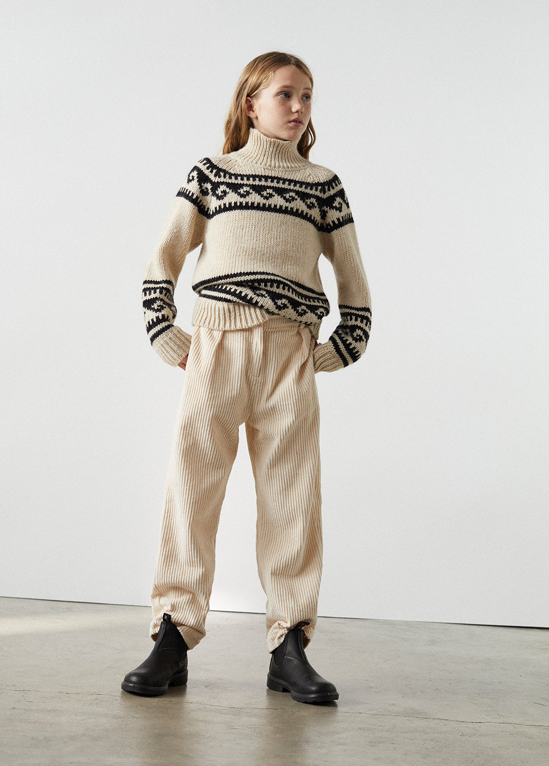 Cameron sand velvet trousers