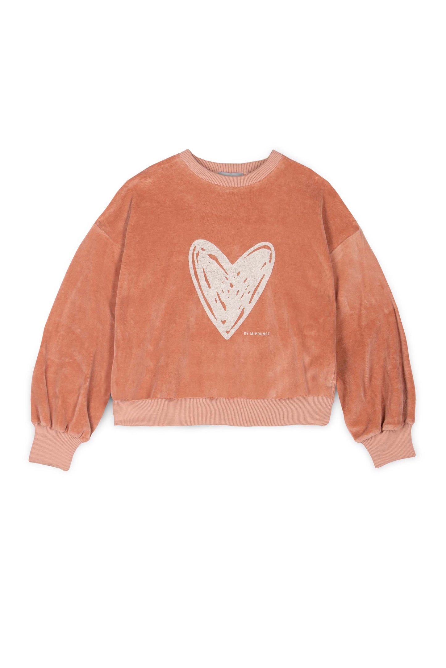 Tuta Love in velluto rosa