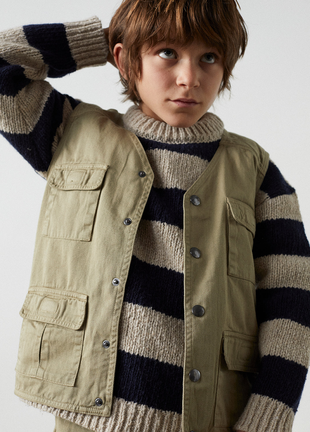 Maglione a righe Tirso