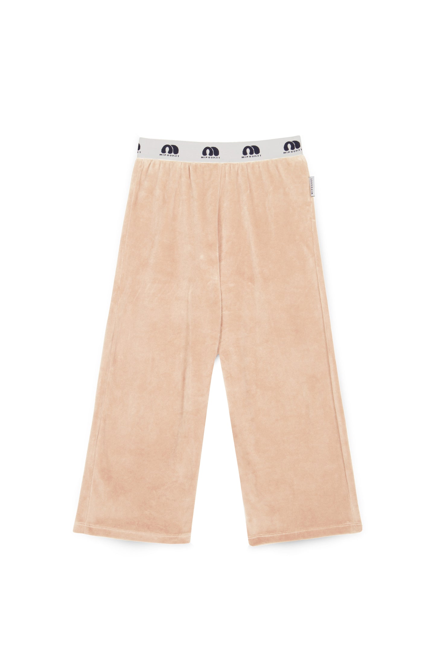 Ensemble sweat avec col et pantalon en velours de coton