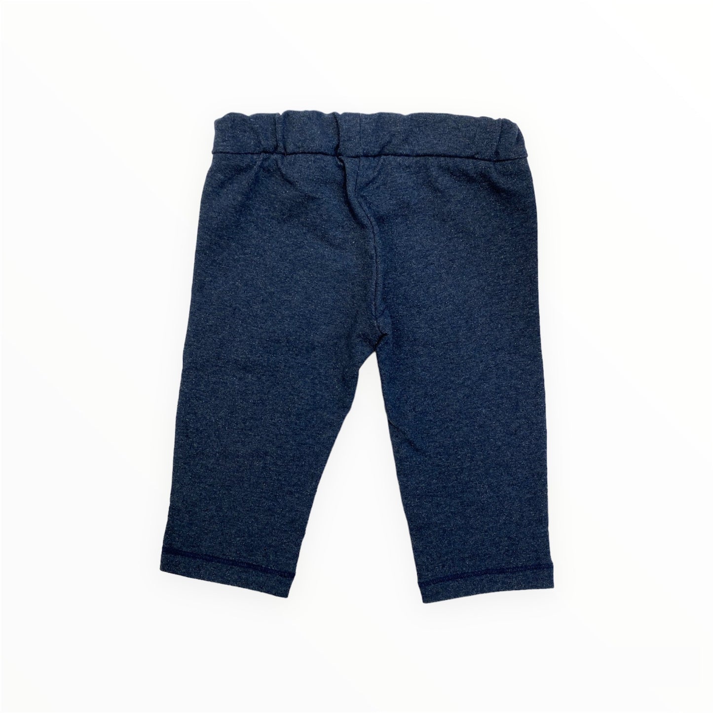 Pantalone sportivo melange blu navy