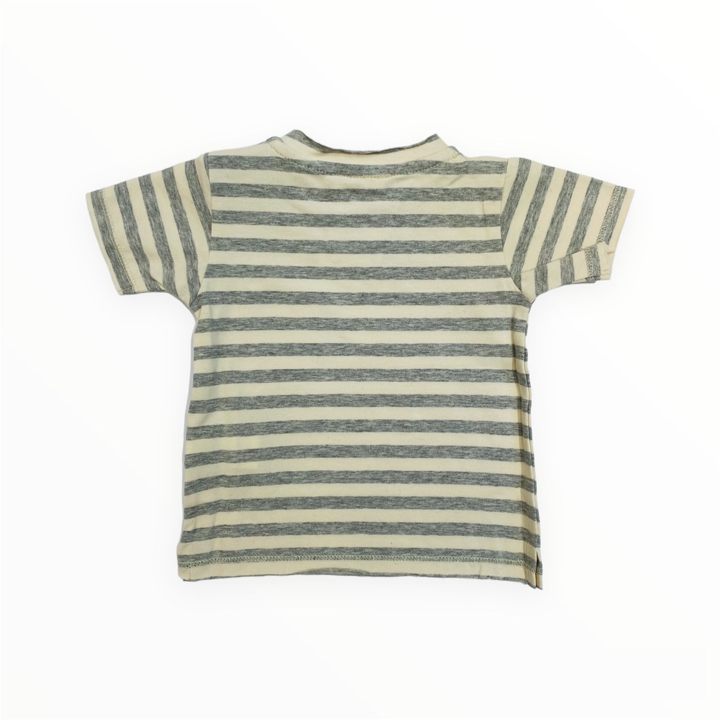 T-shirt righe con taschino