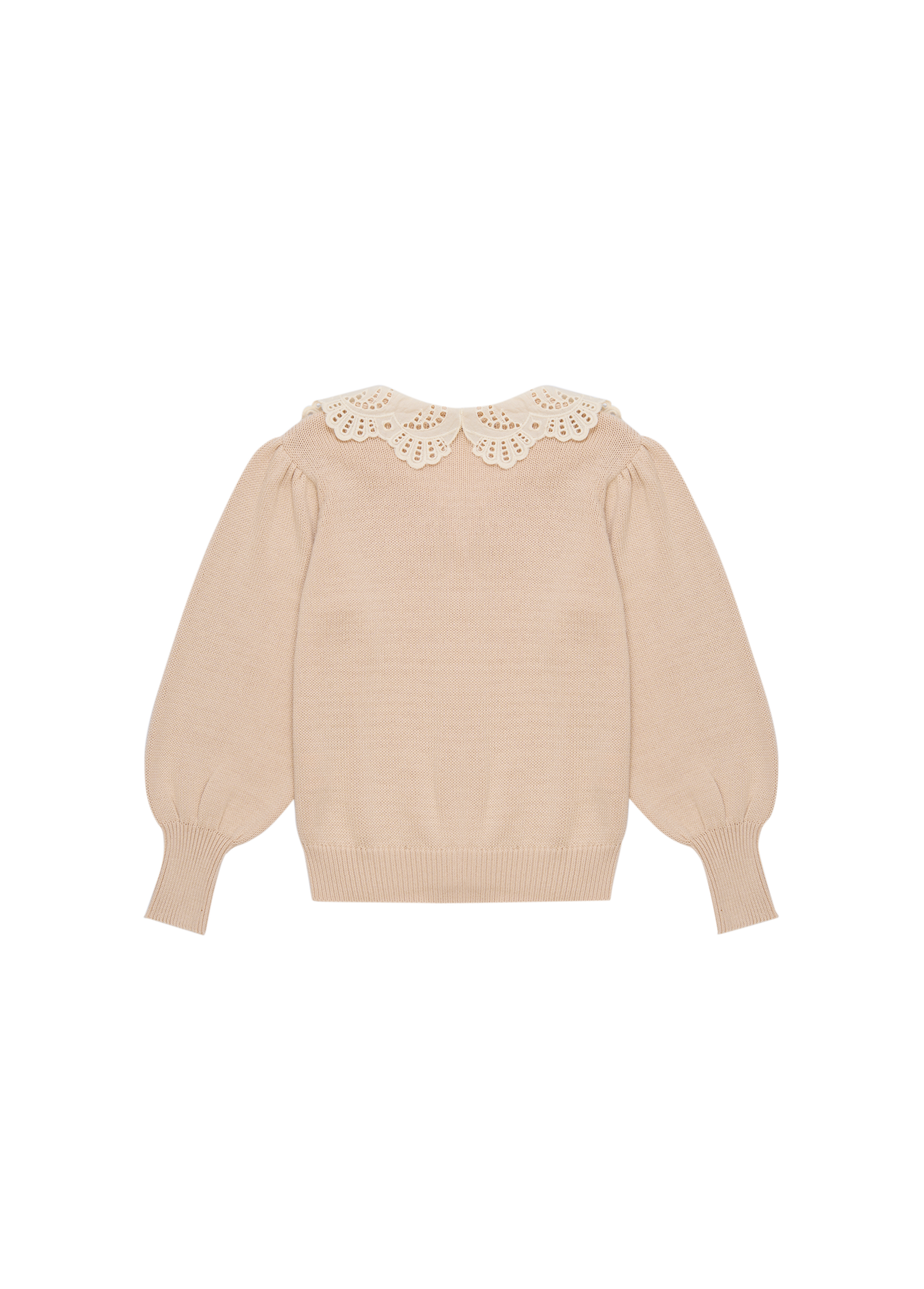 Cardigan con colletto Venera, cotone bio