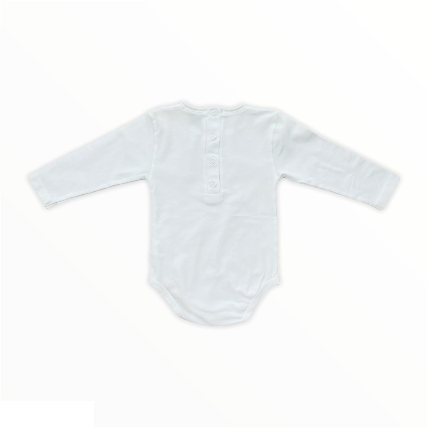 Maglietta body panna, cotone bio