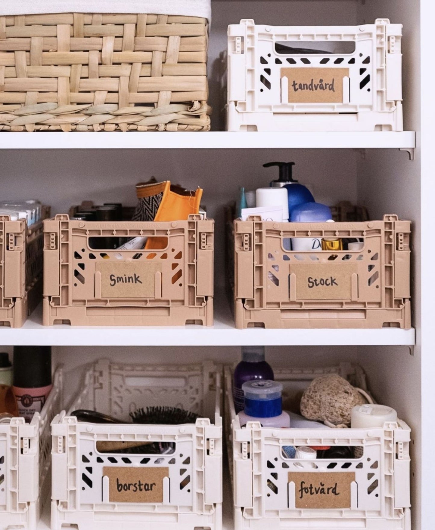 Cesta pieghevole mini, vari colori