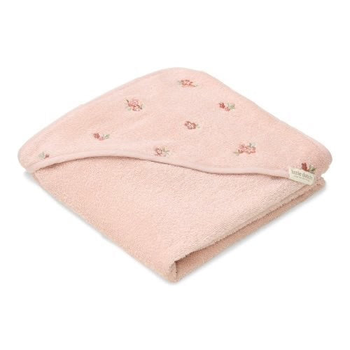 Accappatoio neonata rosa Fairy Garden 75x75