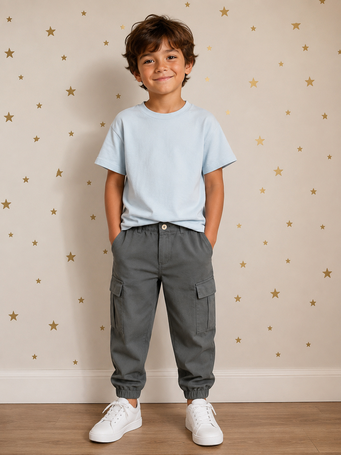 Pantalone cargo Ardesia