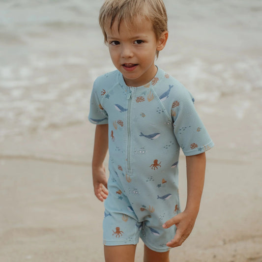 Costume da bagno maniche corte Ocean Friends UPF40