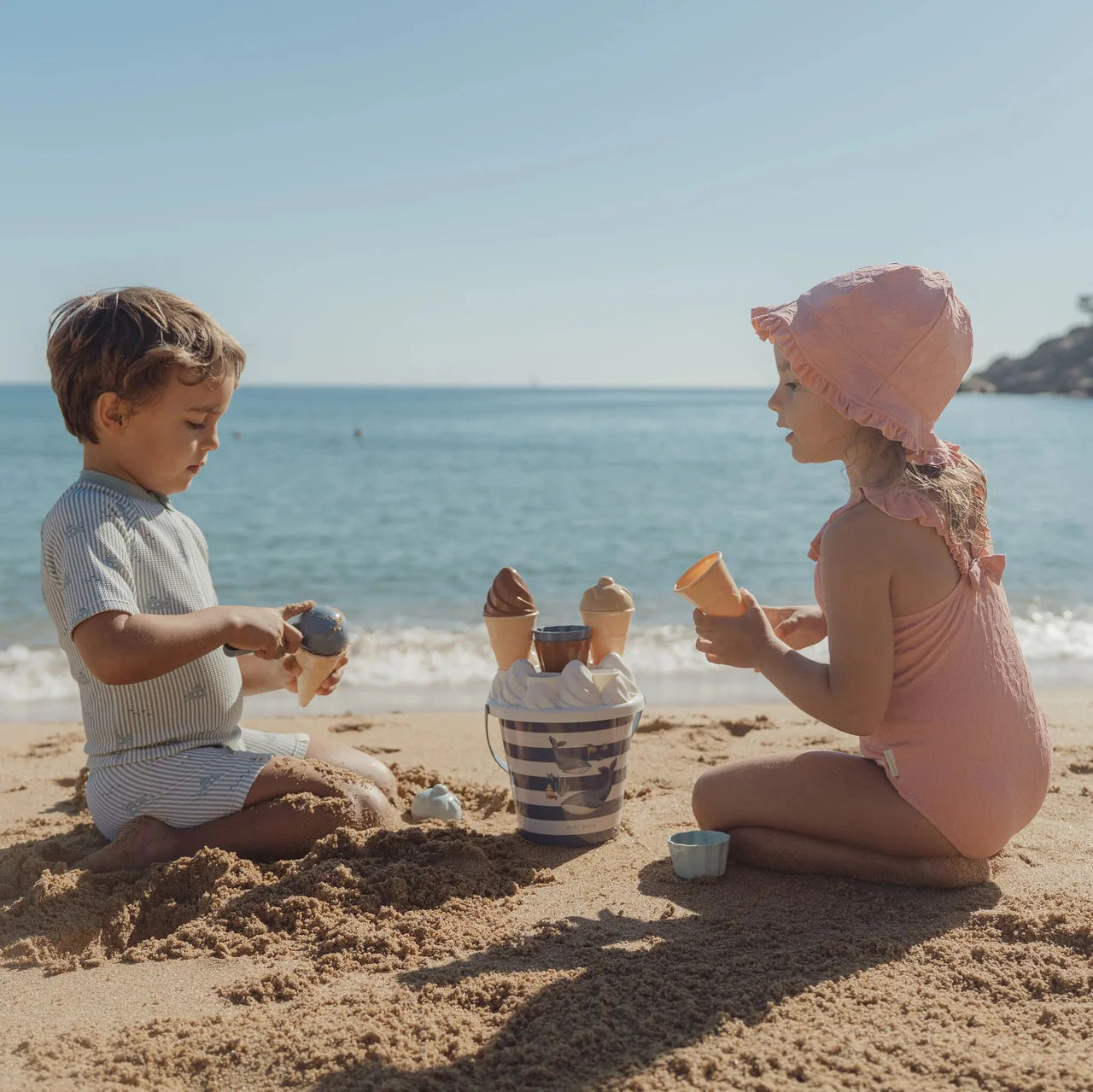 Cappello reversibile fiorato Dreamy Pink Rose