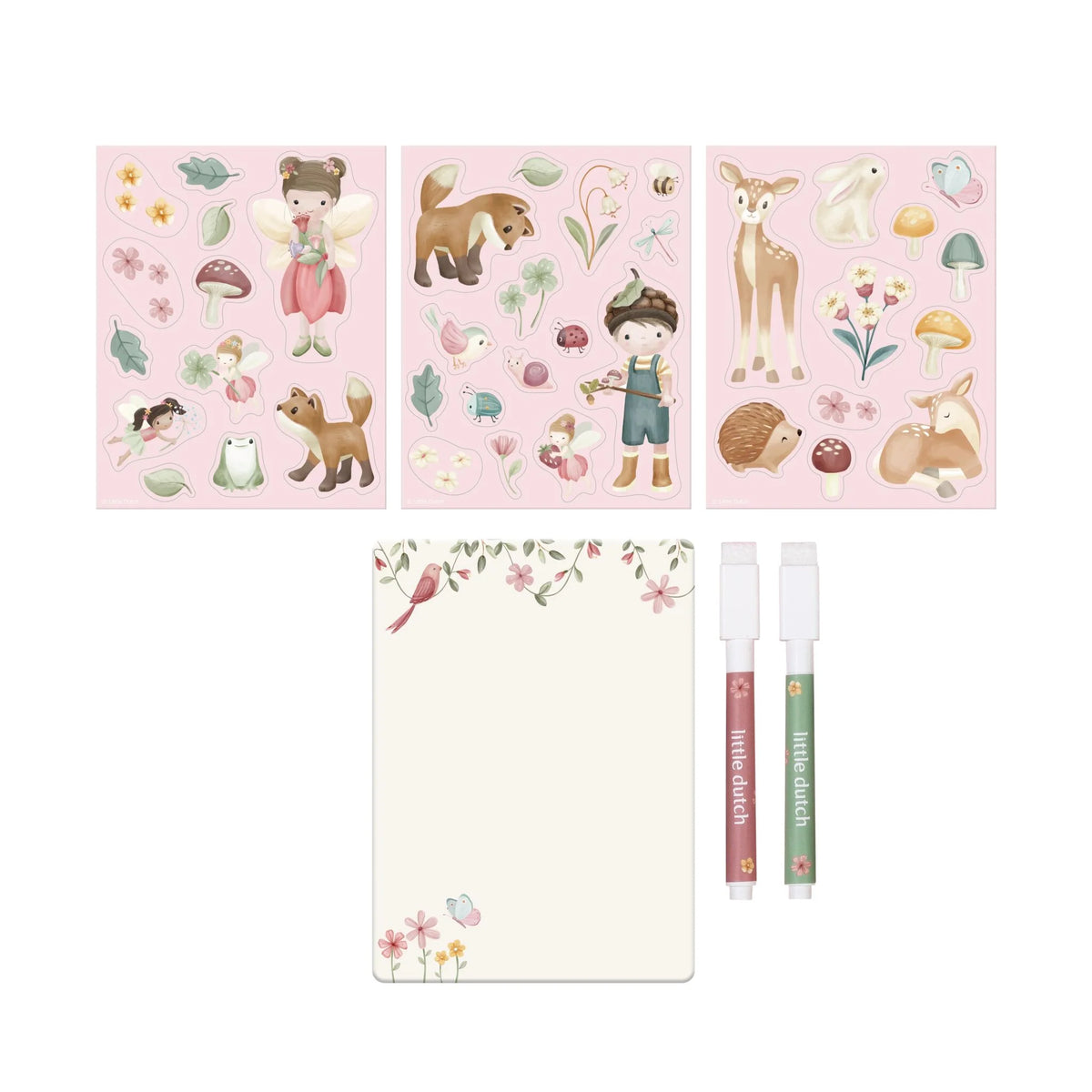 Libro disegno con personaggi magnetici Rosa