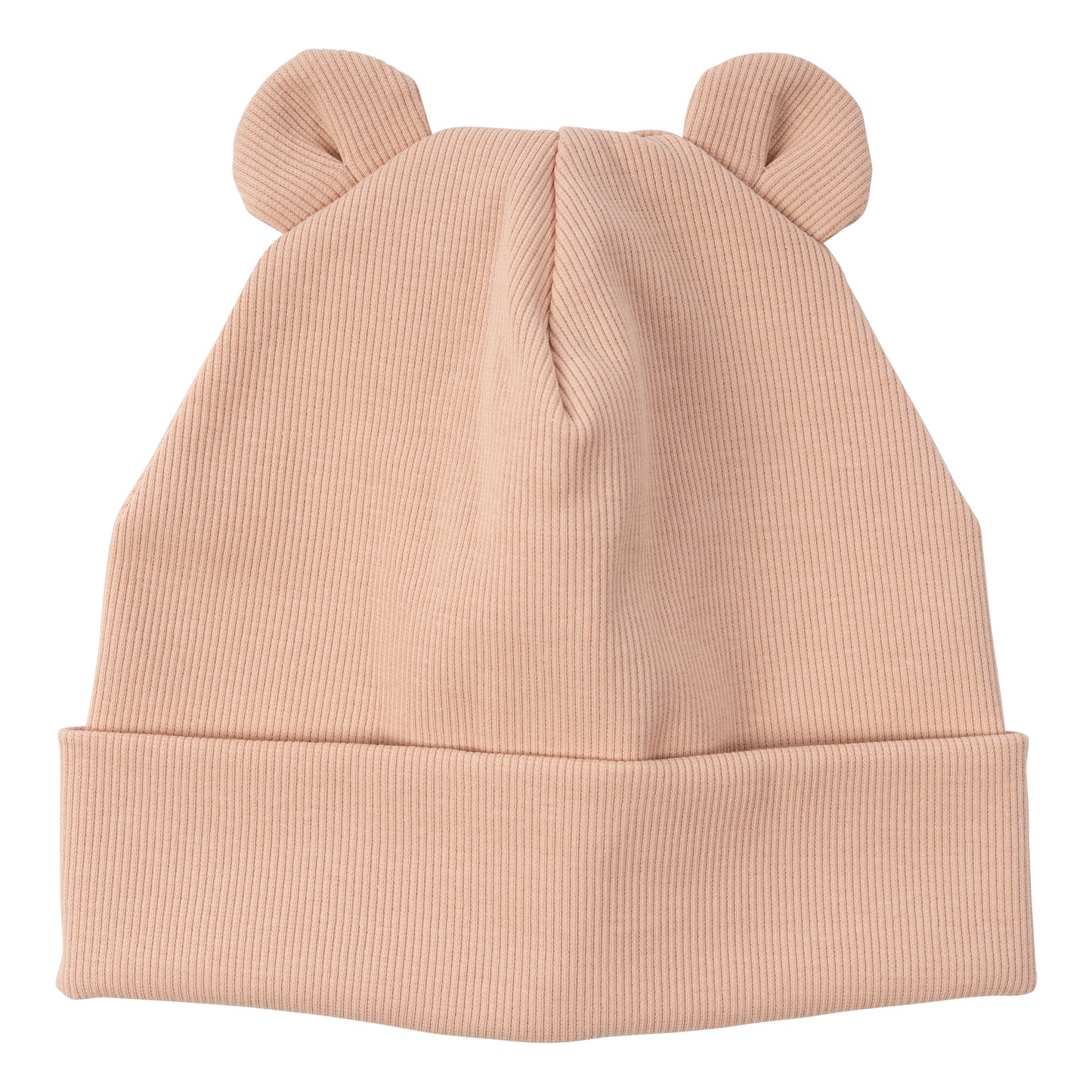 Cuffia rosa orecchie orsetto cotone BIO