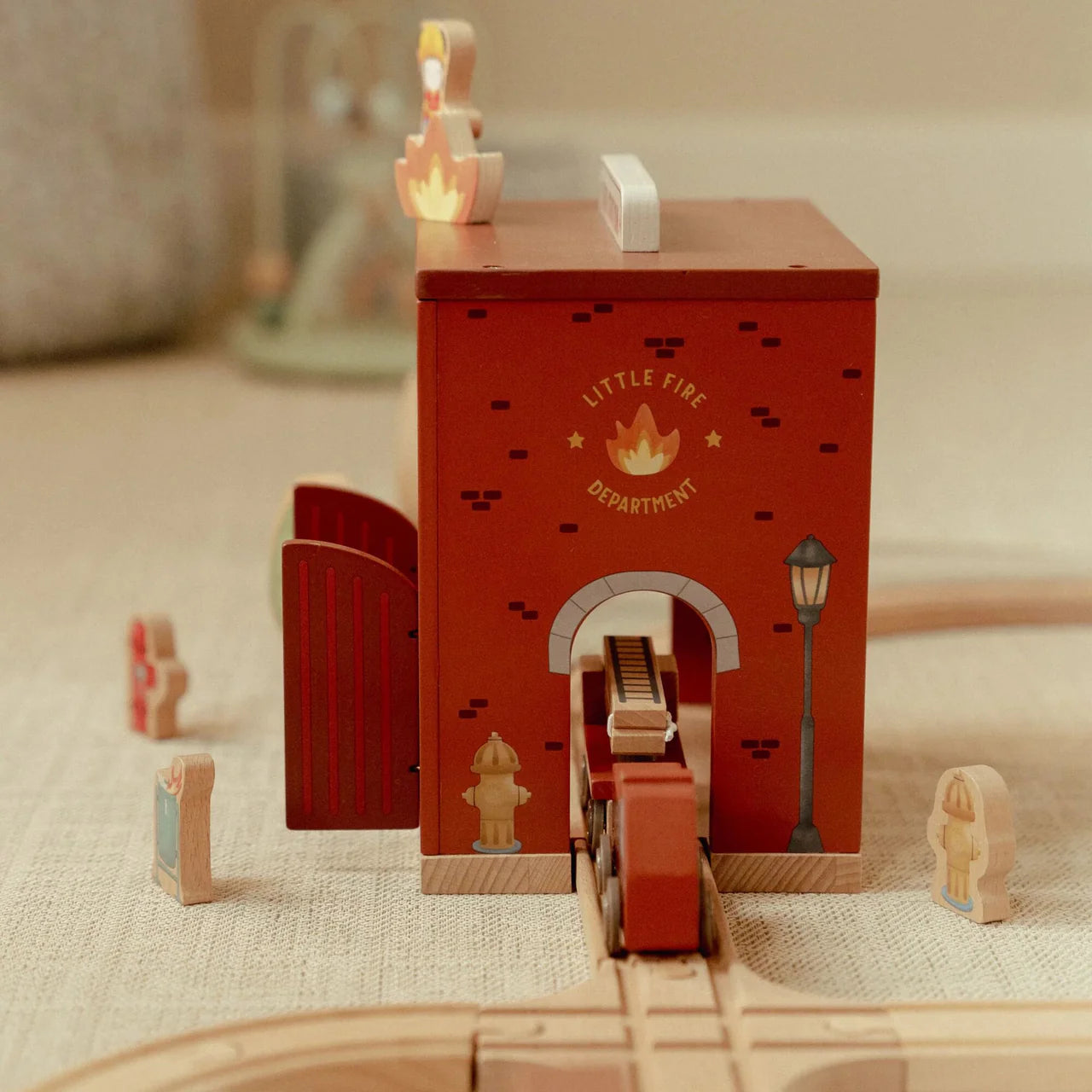 Caserne de pompiers en bois