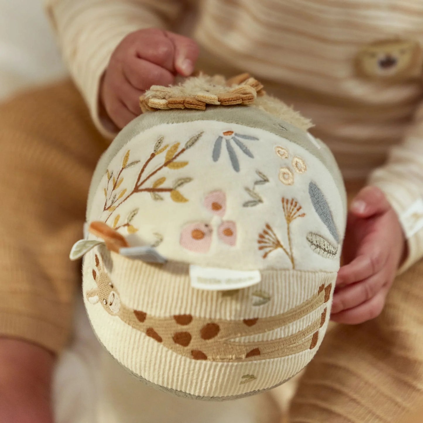 Pallina sensoriale neonato Safari Friends