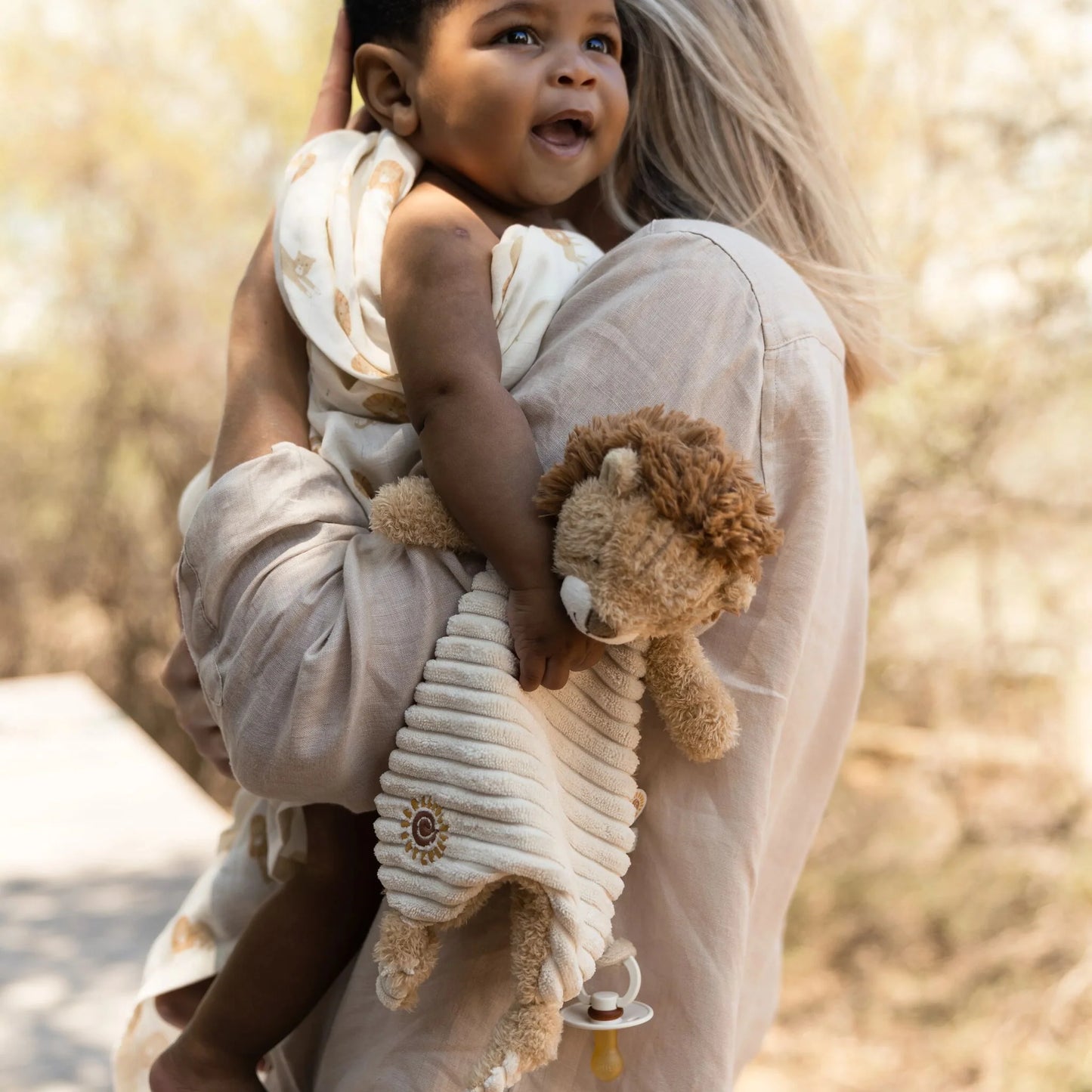Doudou leone Safari Frineds